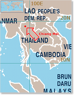 Karta Map Chiang Mai Thailand